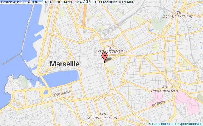 plan association Association Centre De Sante Marseille Marseille 1