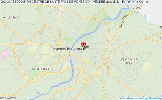 plan association Association Centre De SantÉ Pays De Fontenay - VendÉe Fontenay-le-Comte