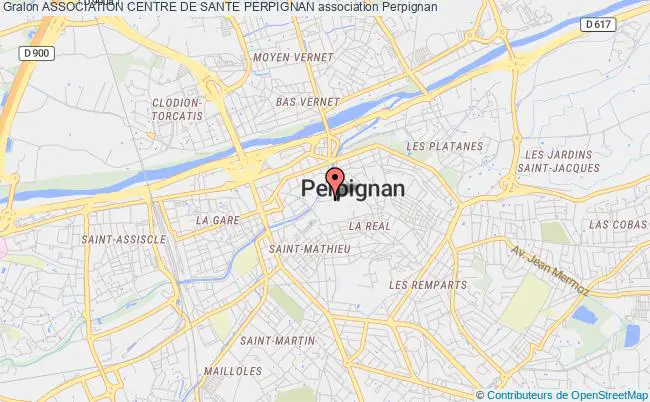 plan association Association Centre De Sante Perpignan Perpignan