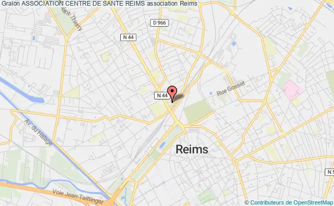 plan association Association Centre De Sante Reims Reims
