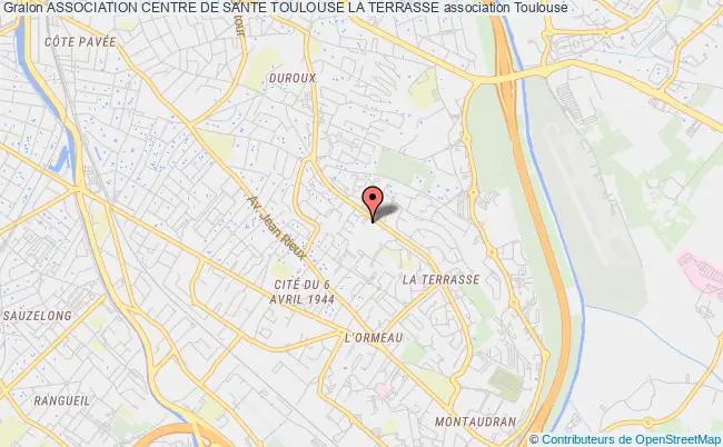 plan association Association Centre De Sante Toulouse La Terrasse Toulouse
