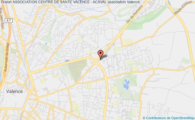 plan association Association Centre De Sante Valence - Acsval Valence