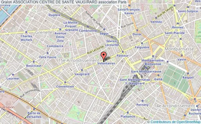 plan association Association Centre De SantÉ Vaugirard Paris