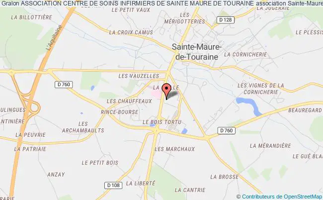 plan association Association Centre De Soins Infirmiers De Sainte Maure De Touraine Sainte-Maure-de-Touraine