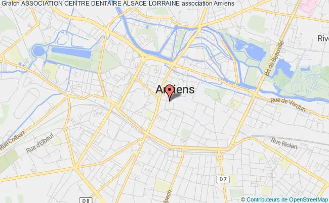 plan association Association Centre Dentaire Alsace Lorraine Amiens