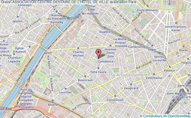 plan association Association Centre Dentaire De L'hotel De Ville Paris