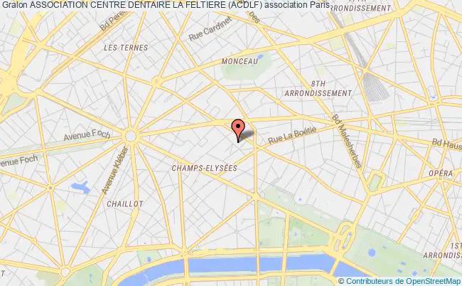 plan association Association Centre Dentaire La Feltiere (acdlf) Paris