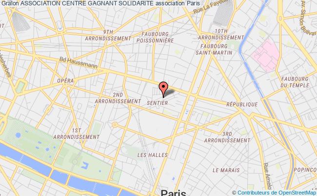 plan association Association Centre Gagnant Solidarite PARIS