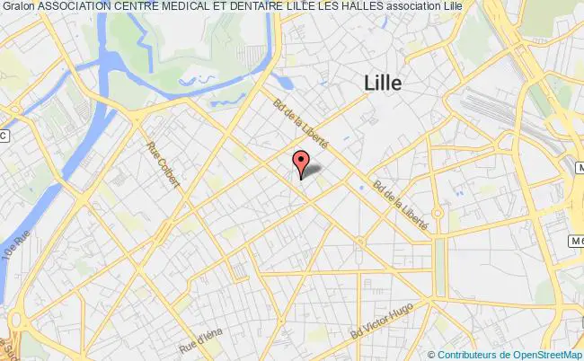 plan association Association Centre Medical Et Dentaire Lille Les Halles Lille