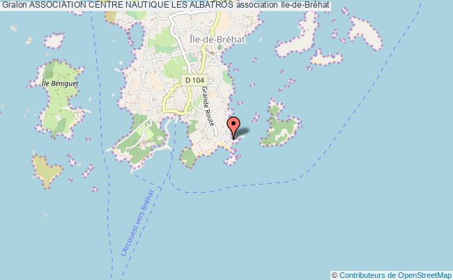 plan association Association Centre Nautique Les Albatros Île-de-Bréhat