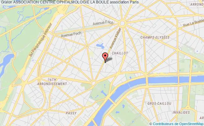 plan association Association Centre Ophtalmologie La Boule Paris