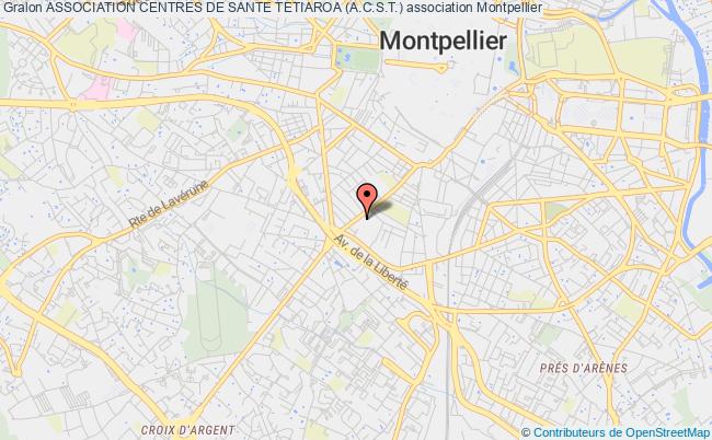 plan association Association Centres De Sante Tetiaroa (a.c.s.t.) Montpellier