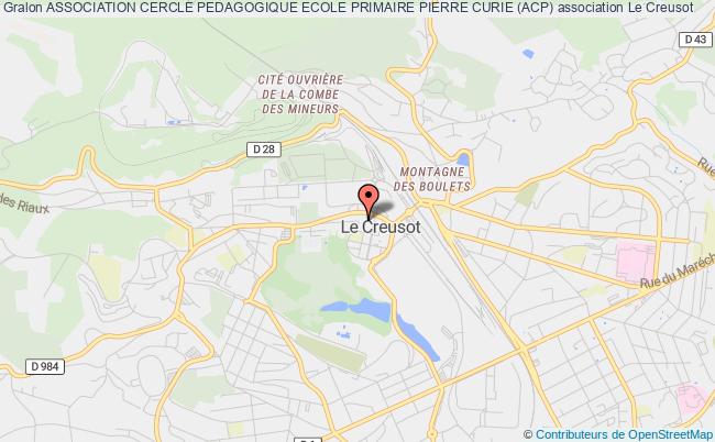 plan association Association Cercle Pedagogique Ecole Primaire Pierre Curie (acp) Le    Creusot