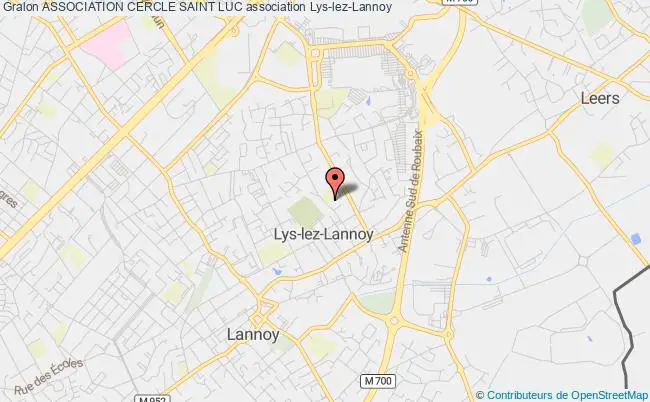 plan association Association Cercle Saint Luc Lys-lez-Lannoy