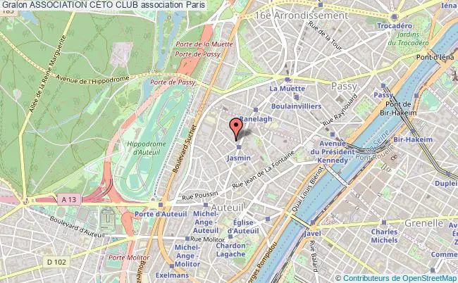 plan association Association CÉto Club Paris