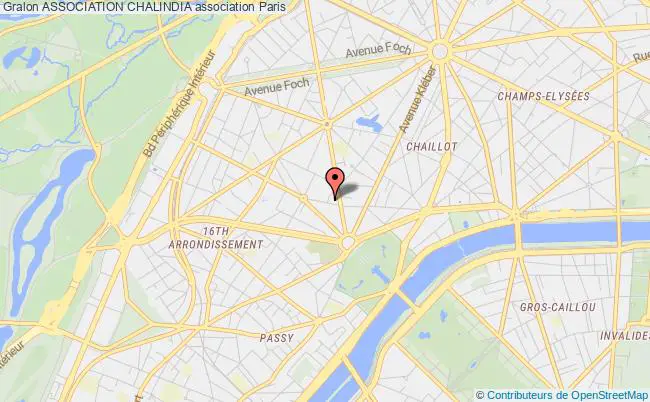 plan association Association Chalindia Paris 16e