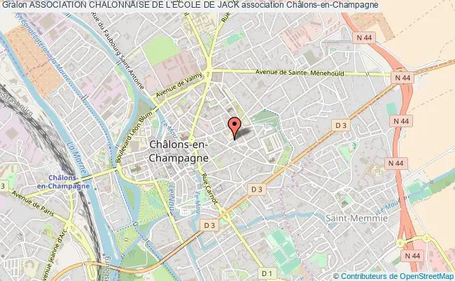 plan association Association Chalonnaise De L'ecole De Jack Châlons-en-Champagne