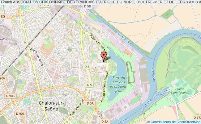 plan association Association Chalonnaise Des Francais D'afrique Du Nord, D'outre-mer Et De Leurs Amis Chalon-sur-Saône