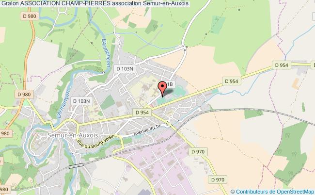plan association Association Champ-pierres Semur-en-Auxois