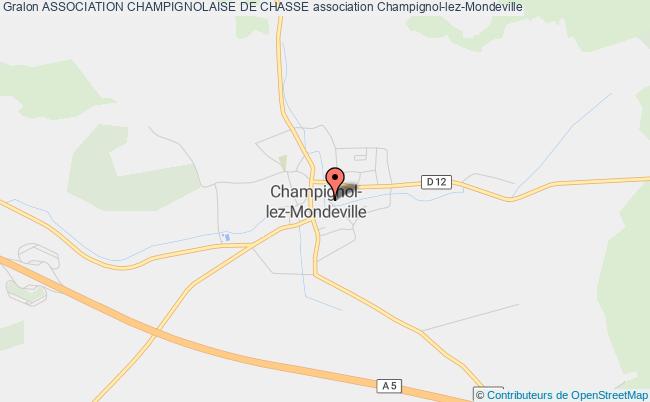 plan association Association Champignolaise De Chasse Champignol-lez-Mondeville