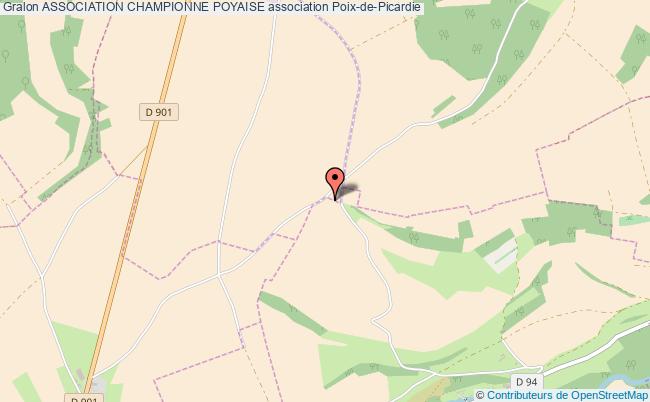 plan association Association Championne Poyaise Poix-de-Picardie