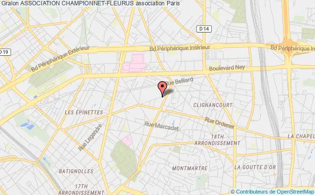 plan association Association Championnet-fleurus Paris