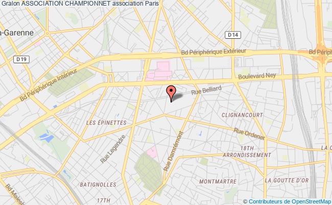 plan association Association Championnet Paris