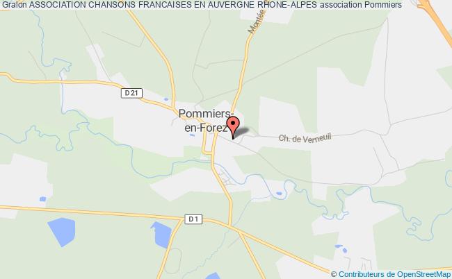 plan association Association Chansons Francaises En Auvergne Rhone-alpes Pommiers
