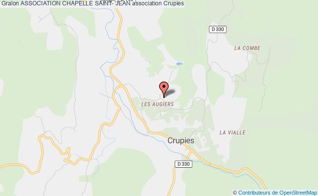 plan association Association Chapelle Saint- Jean Crupies