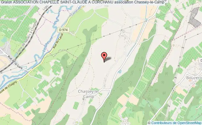 plan association Association Chapelle Saint-claude A Corchanu Chassey-le-Camp