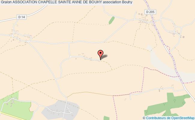 plan association Association Chapelle Sainte Anne De Bouhy Bouhy