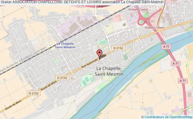 plan association Association Chapelloise Detente Et Loisirs La Chapelle-Saint-Mesmin
