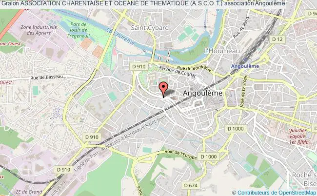 plan association Association Charentaise Et Oceane De Thematique (a.s.c.o.t.) Angoulême
