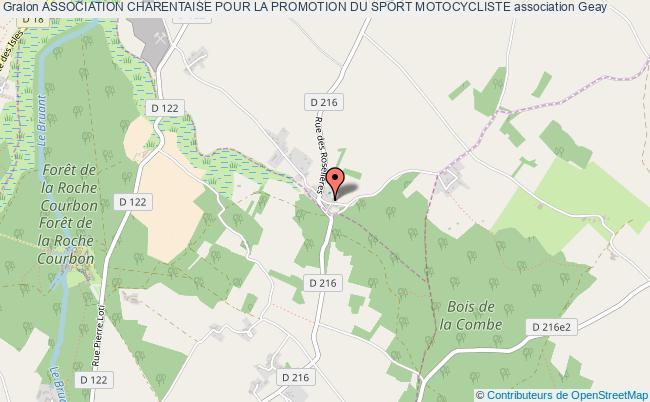 plan association Association Charentaise Pour La Promotion Du Sport Motocycliste Geay