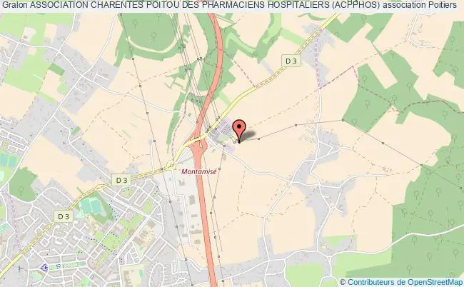 plan association Association Charentes Poitou Des Pharmaciens Hospitaliers (acpphos) Poitiers