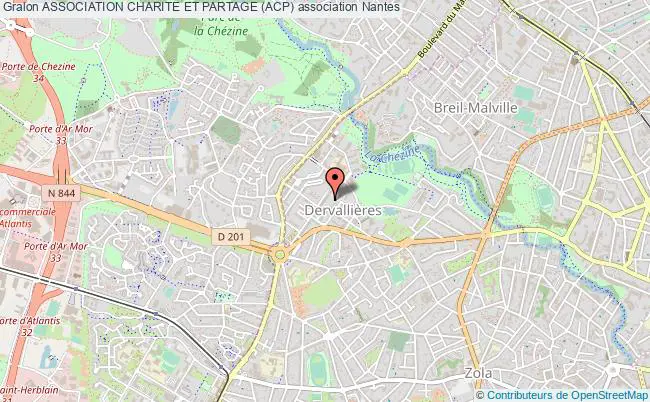 plan association Association Charite Et Partage (acp) Nantes