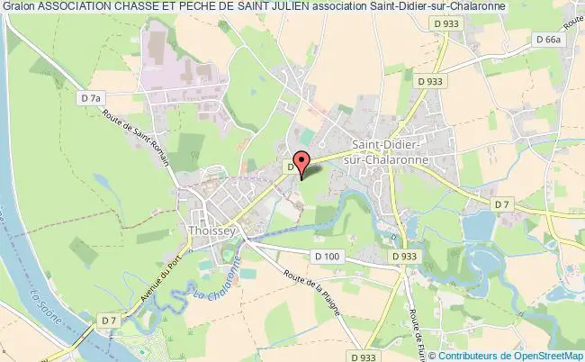 plan association Association Chasse Et Peche De Saint Julien Saint-Didier-sur-Chalaronne