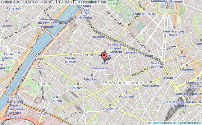 plan association Association Chasse Etudiante Paris