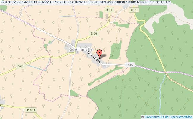 plan association Association Chasse Privee Gournay Le Guerin Guernanville