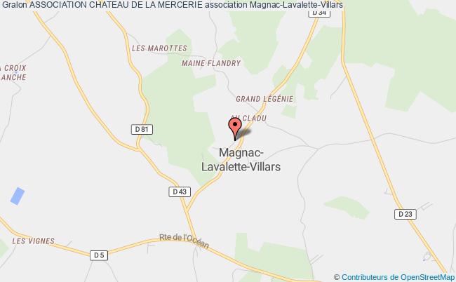 plan association Association Chateau De La Mercerie Magnac-Lavalette-Villars