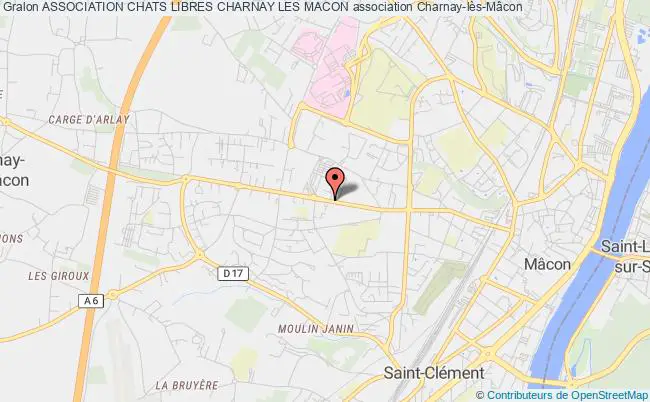 plan association Association Chats Libres Charnay Les Macon Charnay-lès-Mâcon