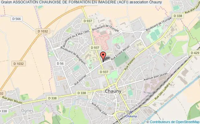 plan association Association Chaunoise De Formation En Imagerie (acfi) Chauny