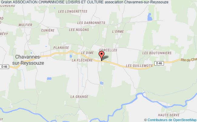 plan association Association Chavannoise Loisirs Et Culture Chavannes-sur-Reyssouze