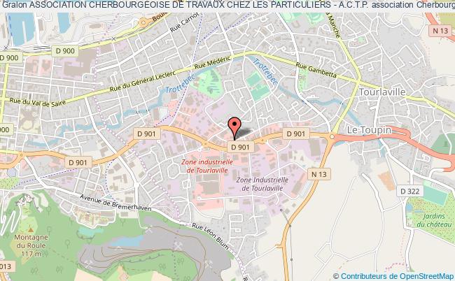 plan association Association Cherbourgeoise De Travaux Chez Les Particuliers - A.c.t.p. Tourlaville