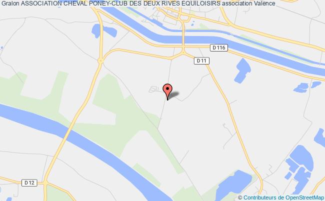 plan association Association Cheval Poney-club Des Deux Rives Equiloisirs Valence