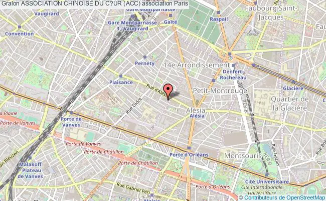 plan association Association Chinoise Du C?ur (acc) Paris