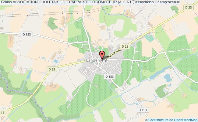 plan association Association Choletaise De L'appareil Locomoteur (a.c.a.l.) Saint-Sauveur-de-Landemont