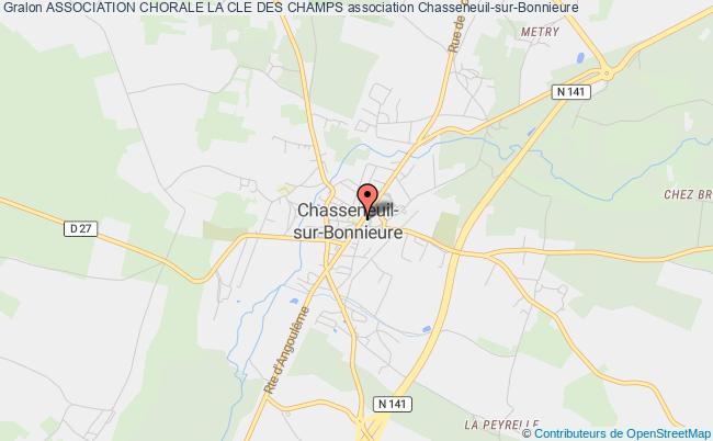 plan association Association Chorale La Cle Des Champs Chasseneuil-sur-Bonnieure