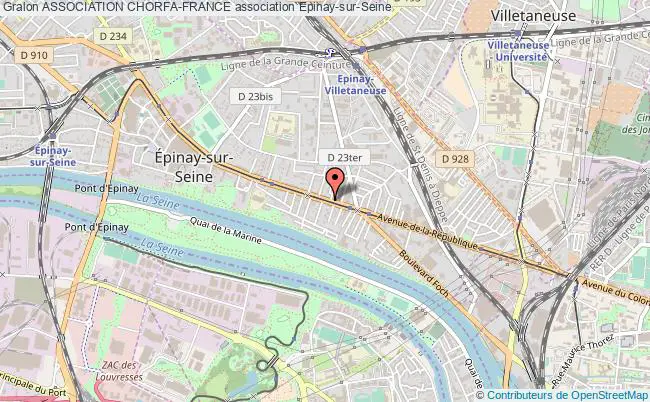 plan association Association Chorfa-france Épinay-sur-Seine