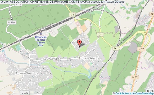 plan association Association Chretienne De Franche-comte (acfc) Auxon-Dessus